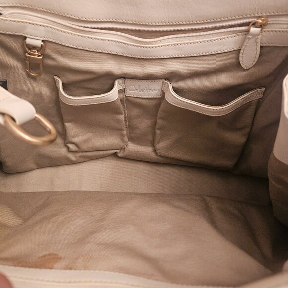 Vintage Cole Hann Leather and Satin Material Shoulder Purse - Picture 12 of 16